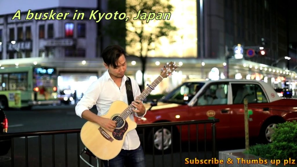 Amazing busker in Kyoto, Japan (일본교토 거리버스커) Amazing busker in Kyoto, Japan (일본교토 거리버스커)
