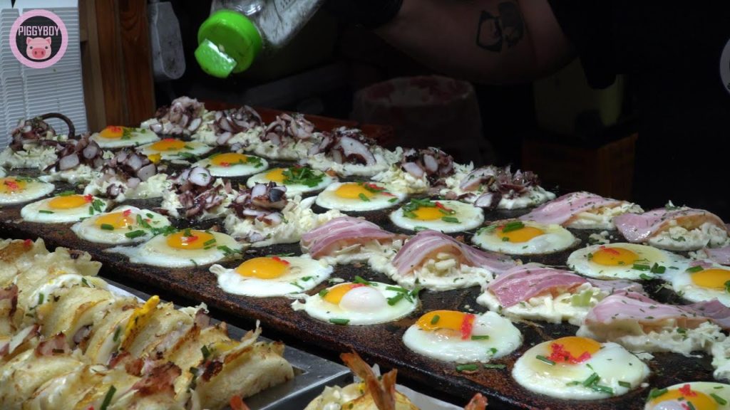 동문야시장, 미니 오코노미야끼 - 한국 길거리 음식, 제주도 / Mini Okonomiyakki - Korean Street Food