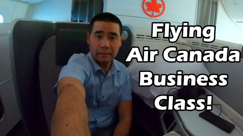 Flying Air Canada Business Class - Vancouver to Taipei Review - Taiwan Vlog 1