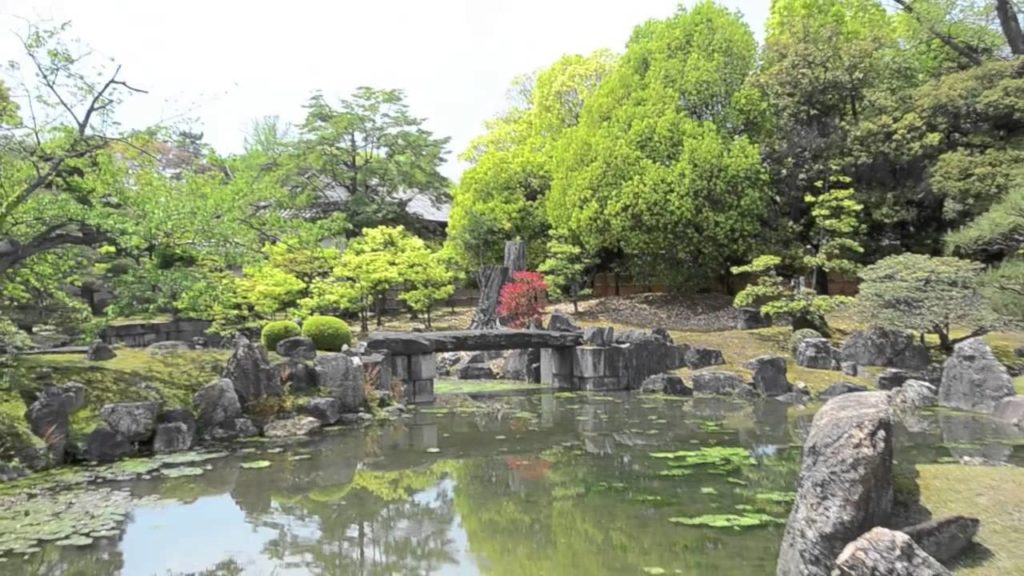 Giardini del castello Nijo-Jo a Kyoto - Japan 2013