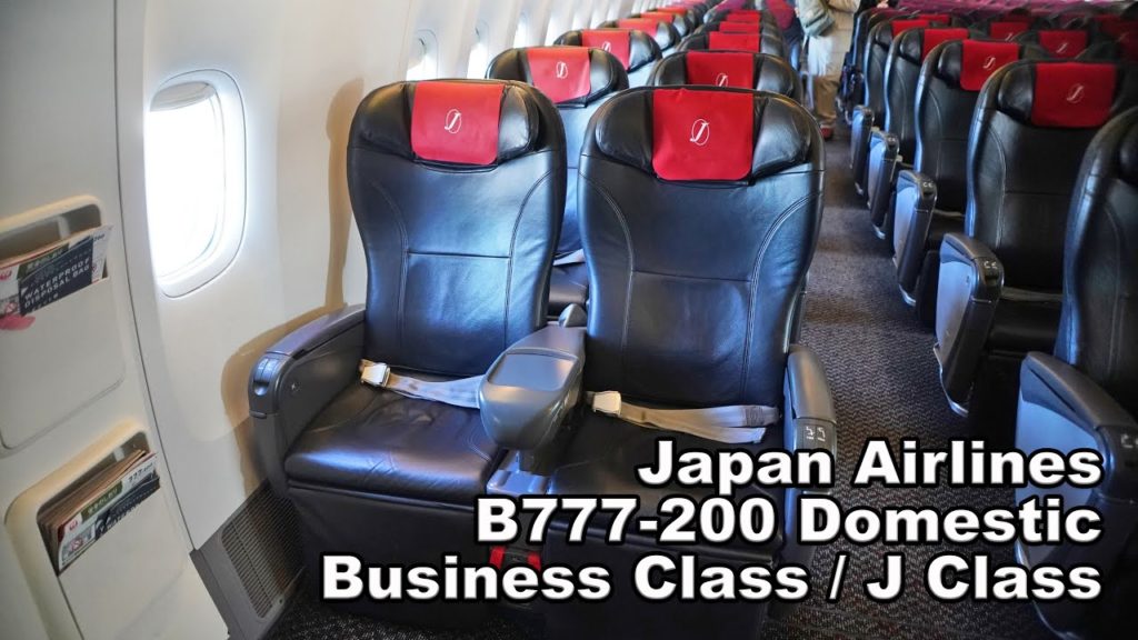 Japan Airlines B777-200 Domestic Business Class / J Class JL508 Sapporo to Tokyo