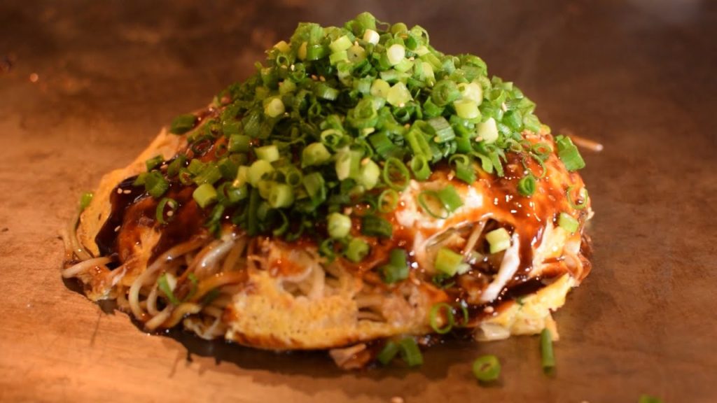 【広島焼き風　お好み焼き】Street Food Japan Hiroshima-style Okonomiyaki