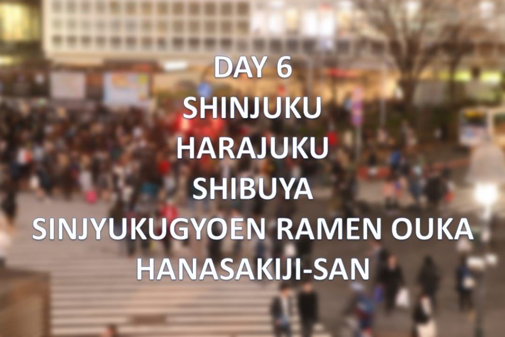 2016 Japan Trip | Day 6 | Tokyo | Shinjuku | Harajuku | Shibuya