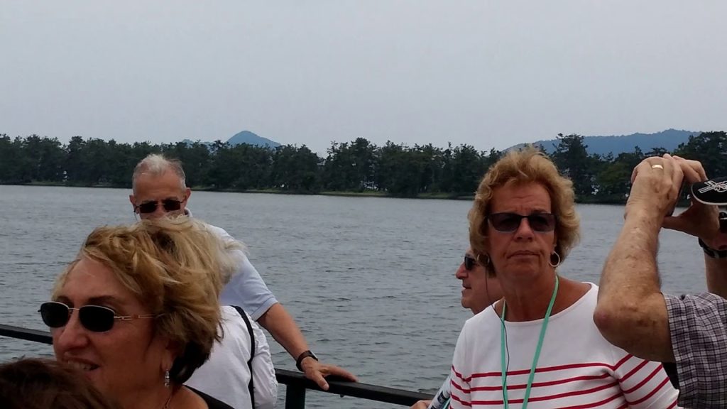 Toperoff travels to Japan - seagulls over boat near Kyoto