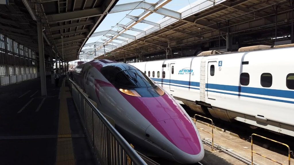 Osaka, Japan - Hello Kitty Shinkansen Arrives at Shin-Osaka Station (2019)