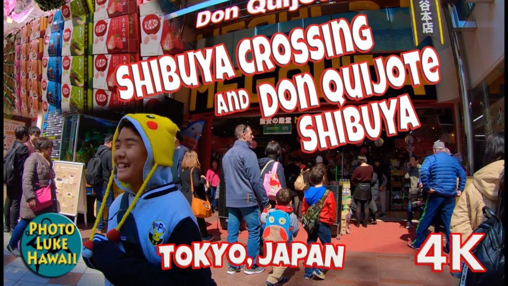 Shibuya Crossing and Don Quijote Shibuya Tokyo Japan