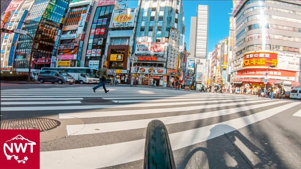 Tokyo Shinjuku Bike Ride POV - 4K