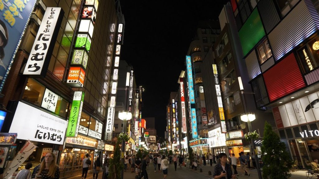 【4K】Night videowalk in East Shinjuku, Tokyo