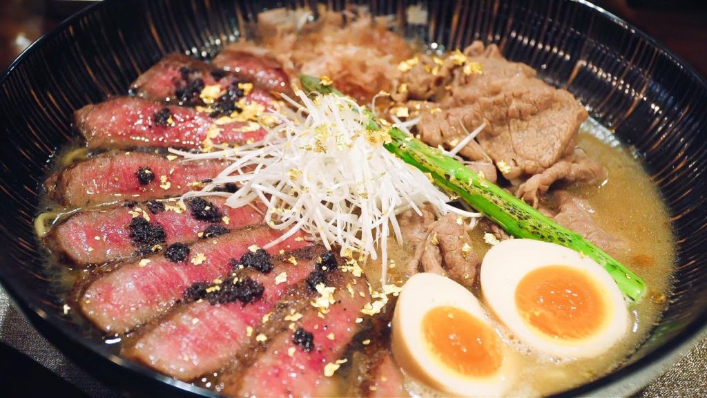 何と‼ ¥12,000-の超高級‼超豪華‼なラーメン‼ ∥ Golden Luxury A5 Wagyu Ramen in Tokyo∥ Japanese Food