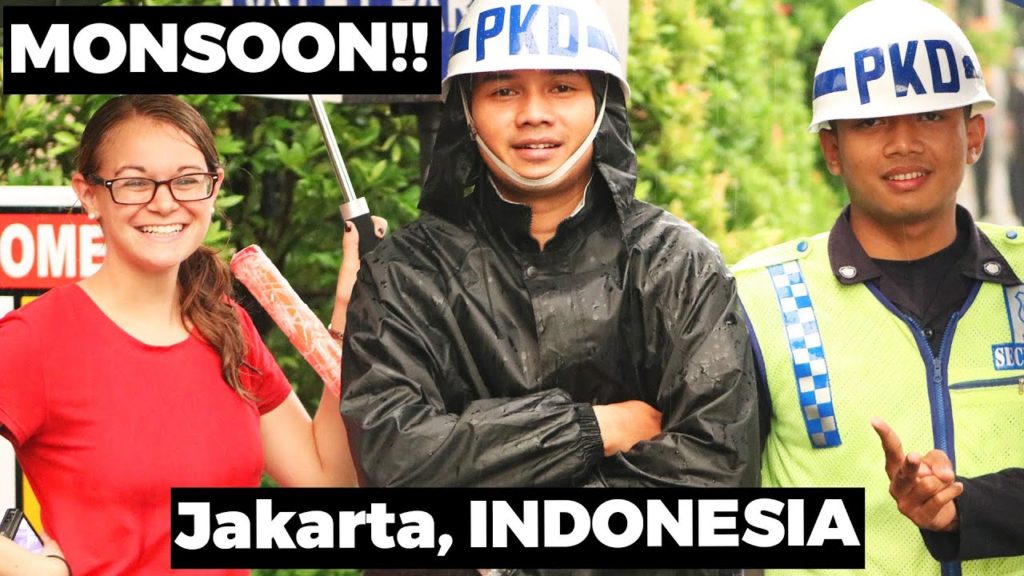 Caught in a MONSOON with friendly locals :) Travel Vlog Day #222