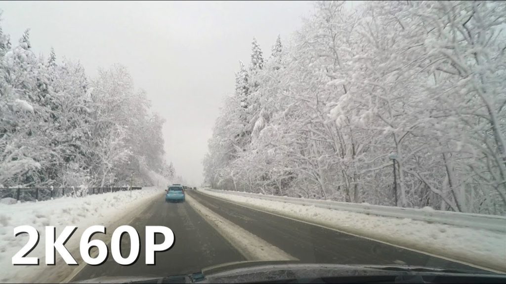 津軽雪景色5車窓風景【2K60P】JAPAN東北の雪景色の風景 弘前青森Winter travel in Tohoku region 東北の観光青森弘前ドライブ