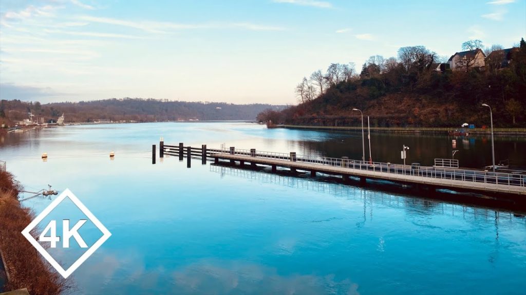 [4K] West Germany Walk - Sunset at Lake Baldeney in Essen