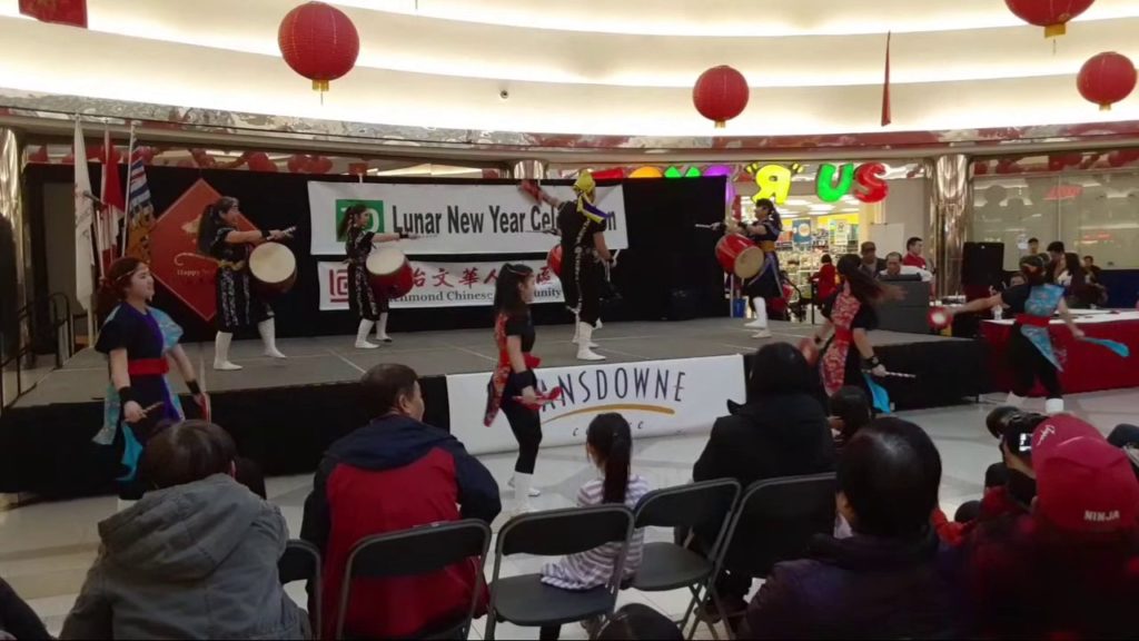 2020 Chinese New Year taiko (太鼓) drumming, Richmond, BC, Canada Pt I