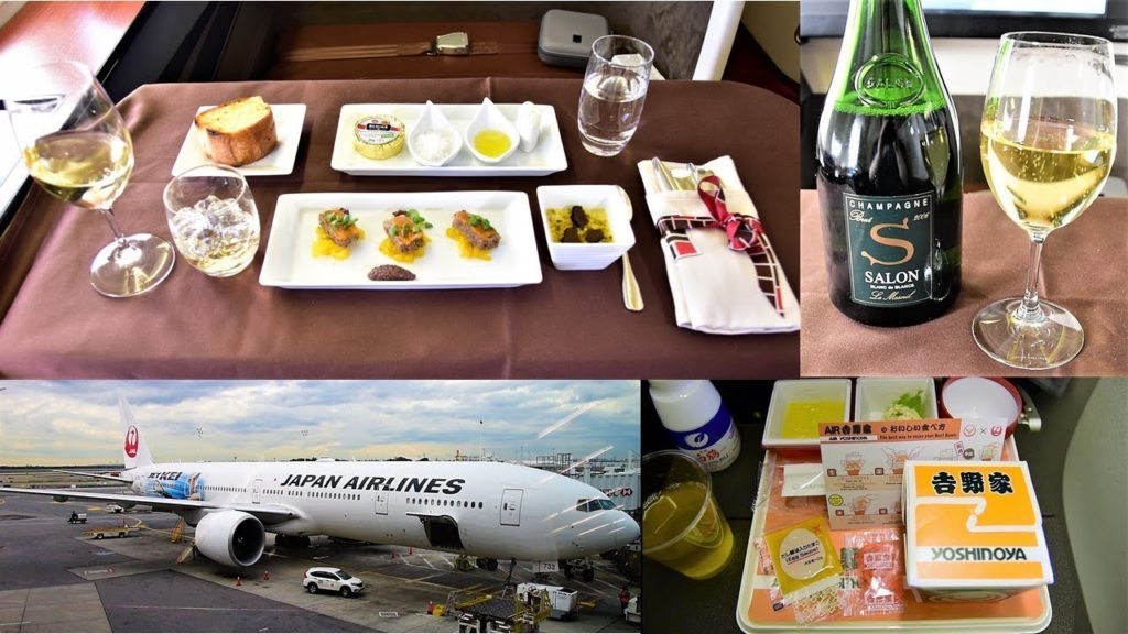 Japan Airlines First Class versus Economy Class!