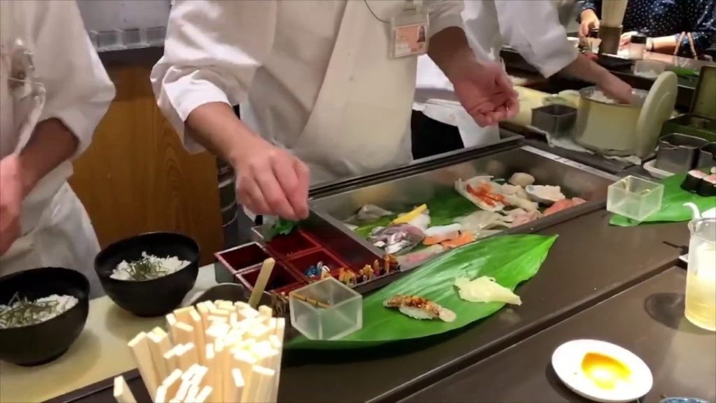 Standing Sushi in Haneda Airport【Street Food in Japan Tokyo】