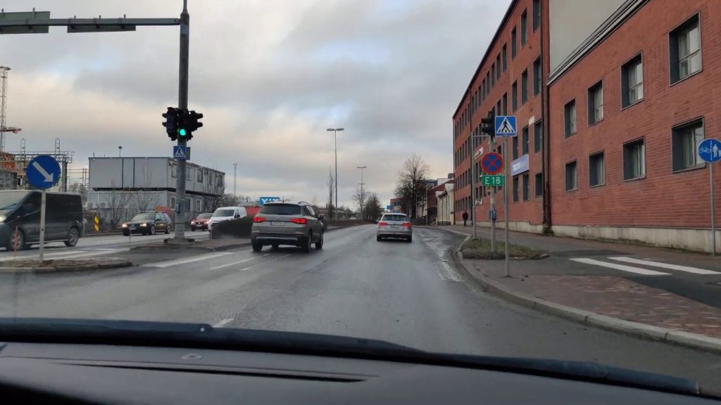 Driving in Turku , Finland ( 4K footage)