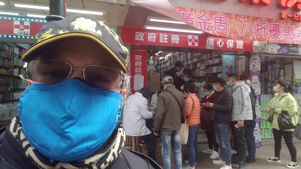 CoronaVirus Outbreak China Viral Disease Update Thru Eyes of Maverick Artist Victor Hugo Mask Lines