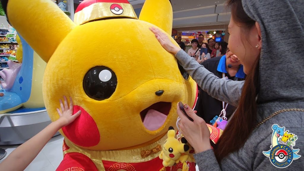 PIKACHU CHINESE NEW YEAR MEET And GREET At POKEMON CENTER SINGAPORE