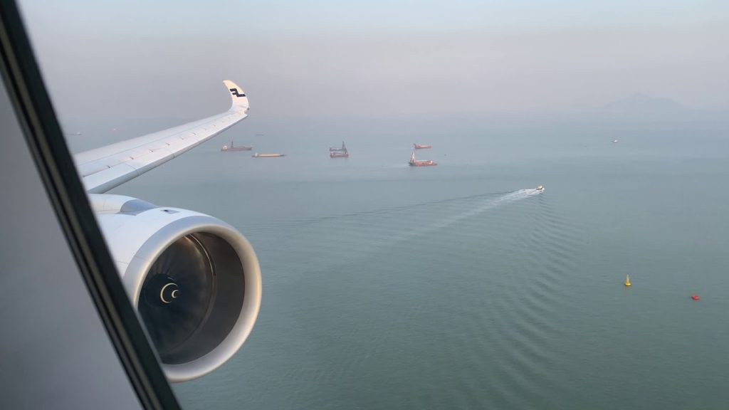 Landing in Hong Kong from Helsinki | Finnair A350-900 | AY99