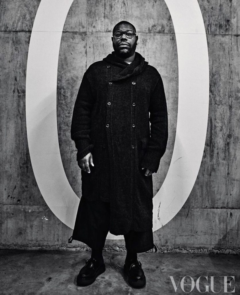 Steve McQueen wearing Yohji Yamamoto in the new February issue of @britishvogue ...