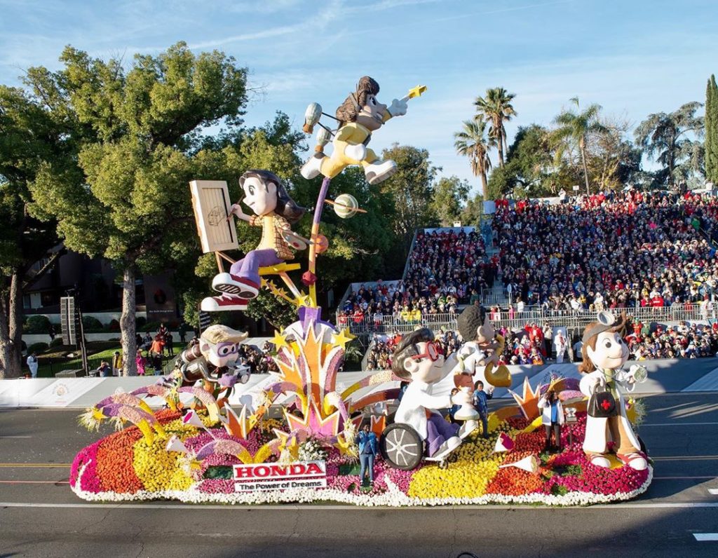 Celebrating the start of a new decade by leading the 131st @RoseParade with the ...
