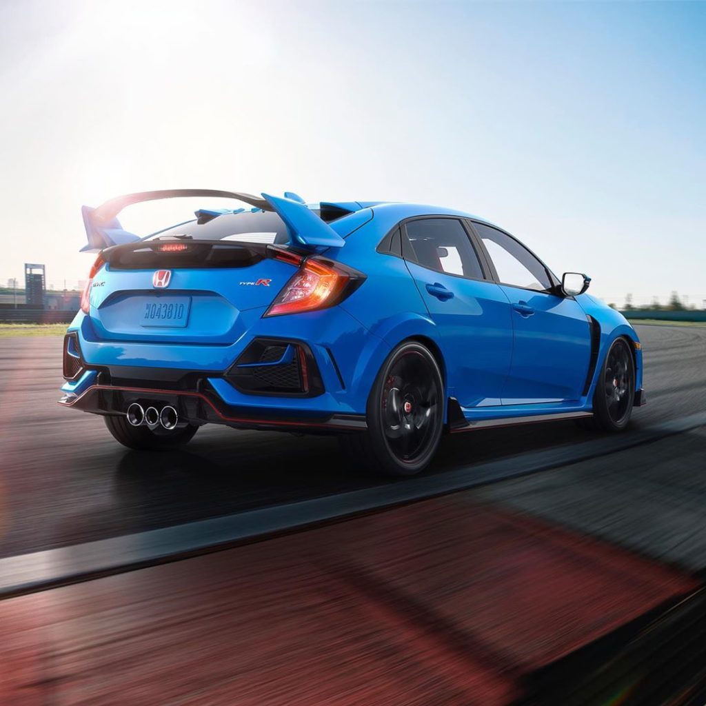 The refreshed 2020 Civic #TypeR in new Boost Blue is unleashed....