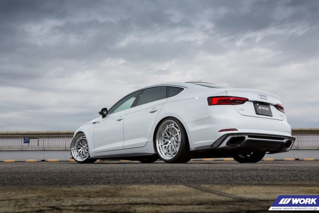 @newing_inc Audi A5 on NEW WORK Gran Seeker DMX #artofwheel #granseekerdmx...