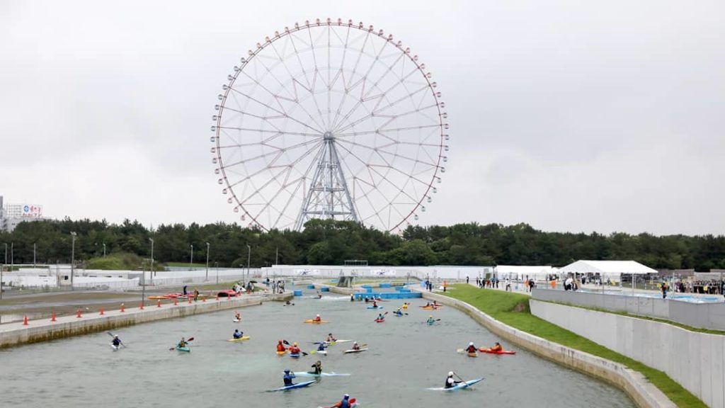 Tokyo 2020 Olympics: In just under two years, the first ever man-made canoe slalom course in Japan wa… In just under two years, the first ever man-made canoe slalom course in Japan wa...