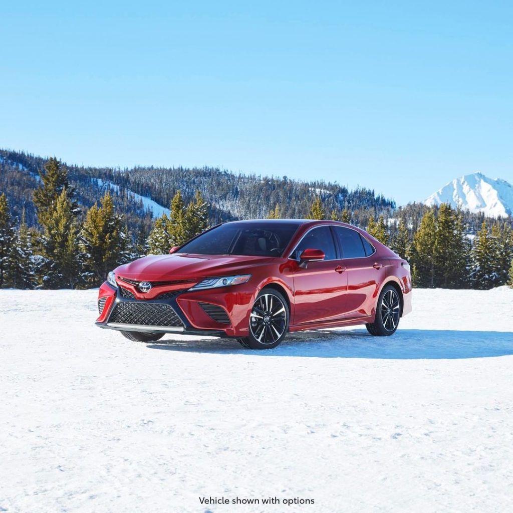 Ice, ice, baby?  More like AWD, baby! #Camry #LetsGoPlaces...