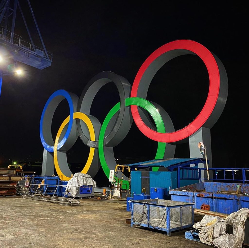 Get up close to the incredible Olympic Rings monument! 

@Olympics ...