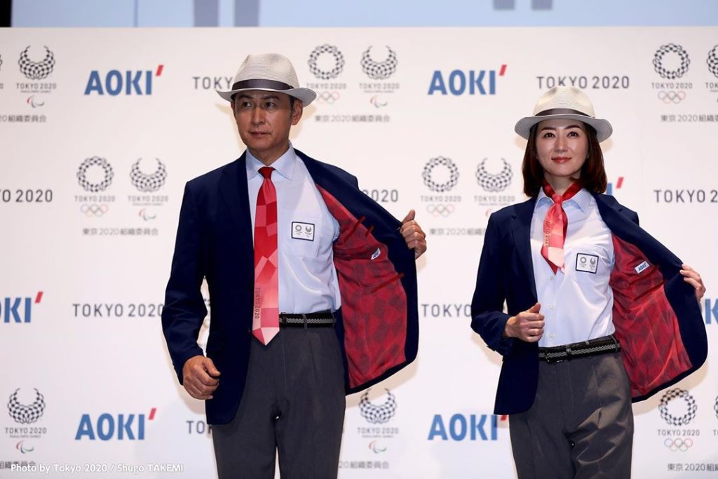 Introducing the #Tokyo2020 technical official uniforms! 

Designed with #sustain...
