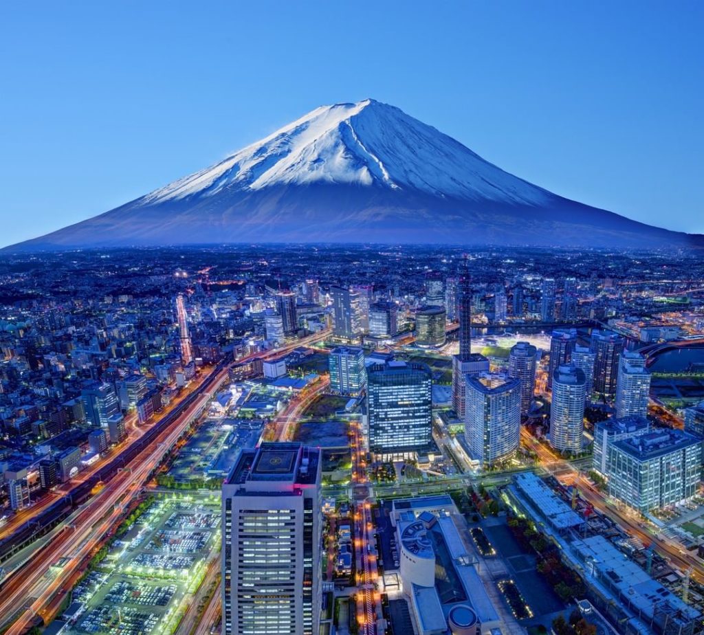 Mount Fuji, Japan's tallest mountain, is visited by millions of tourists each ye...