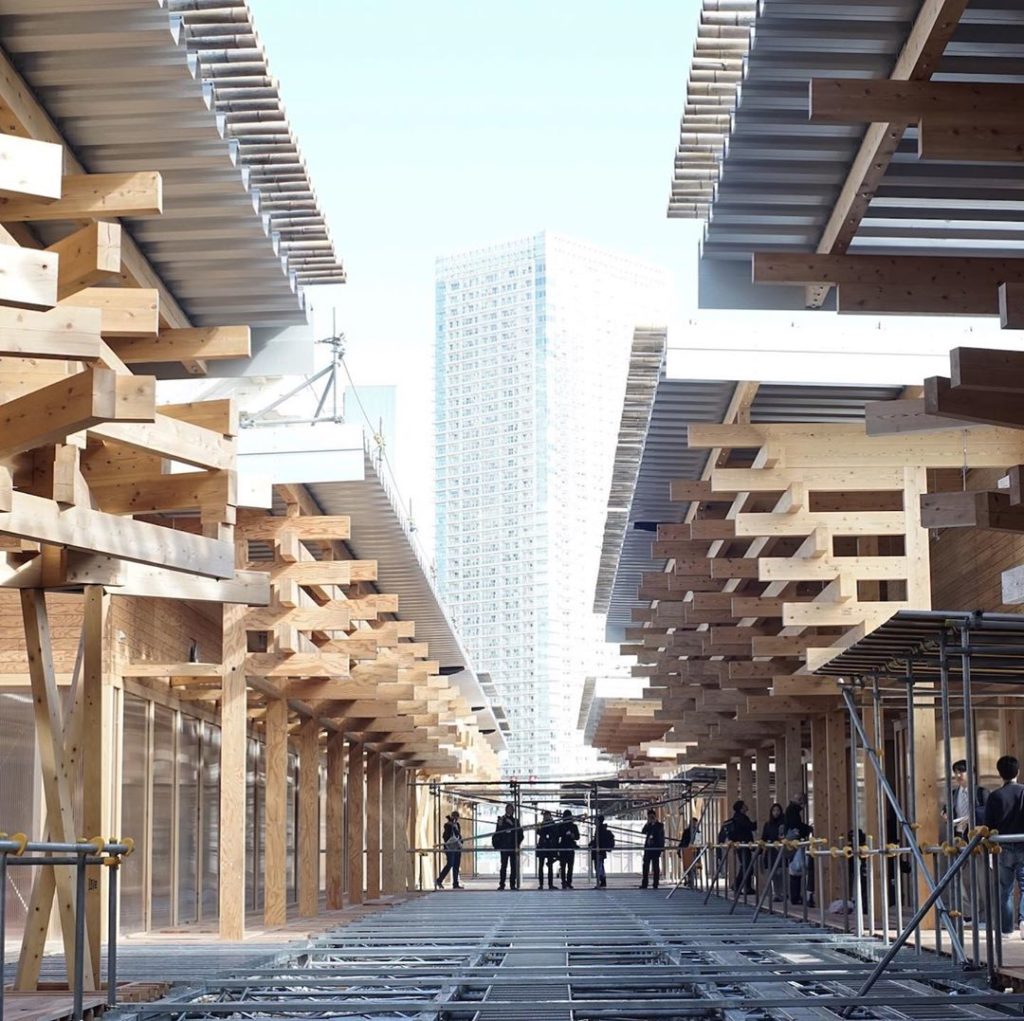 The Village Plaza, which will serve as a key facility within the Athletes Villag...