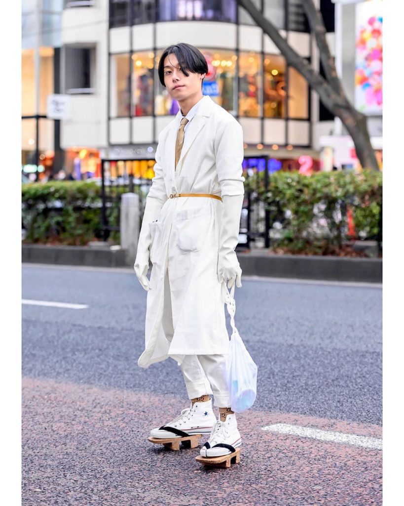 Swipe left to see a video of his handmade shoes!! 21-year-old college student As...