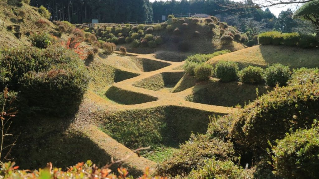 JG 4K 静岡  山中城と箱根旧街道 Yamanaka castle and Hakone old road,Shizuoka