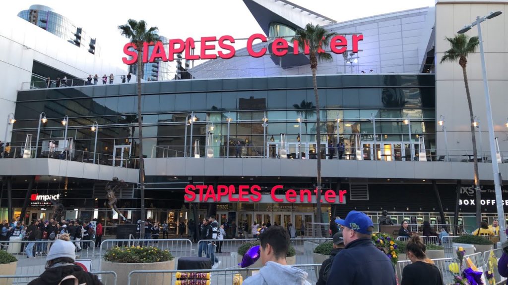 🔴LIVE at Staples Center - Kobe Bryant Tribute in Los Angeles 🟣🟡