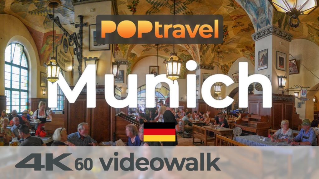 Walking in MUNICH / Germany 🇩🇪- Hofbräuhaus to Königsplatz - 4K 60fps (UHD) tour