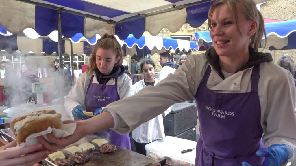 Yummy Very Big Burgers & Cheese. Street Food of London