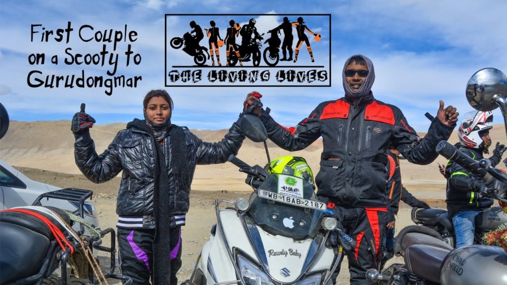 Gurudongmar Ride - Couple on a Single Scooty from Kolkata | The Living Lives