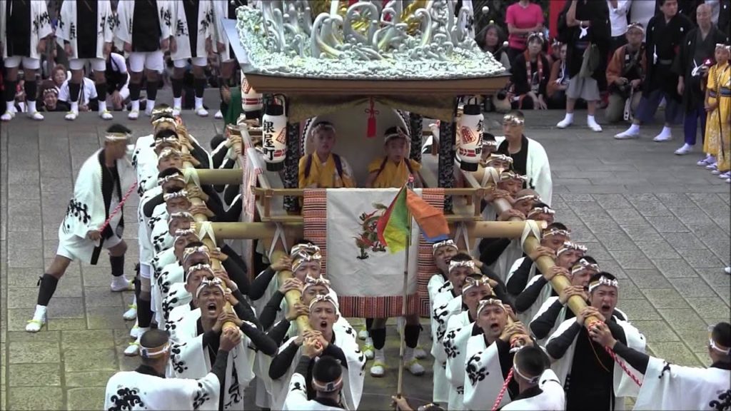 【大迫力】長崎くんち2014 鯱太鼓 銀屋町 ホーライコ　Nagasaki KUNCHI 長崎宮日祭