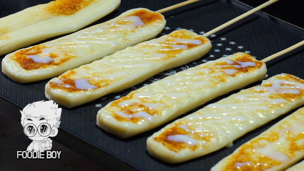 Grilled Mozzarella Cheese / Korean Street Food / 모짜렐라 치즈구이 / 경기 광명전통시장 길거리 음식