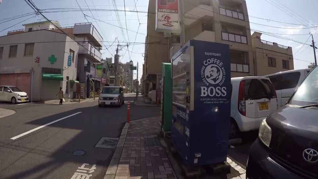 First upload with GoPro Karma grip: walking around in Kagoshima