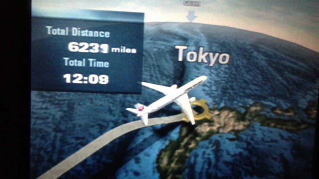Chicago (ORD) to Tokyo (NRT) - Japan Airlines 3D Flight Path