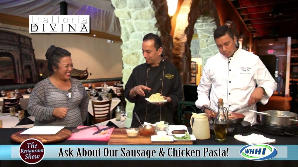 RESTAURANT SHOW | Trattoria Divina: Sausage & Chicken Pasta | 10-27-2016 | Only on WHHI-TV