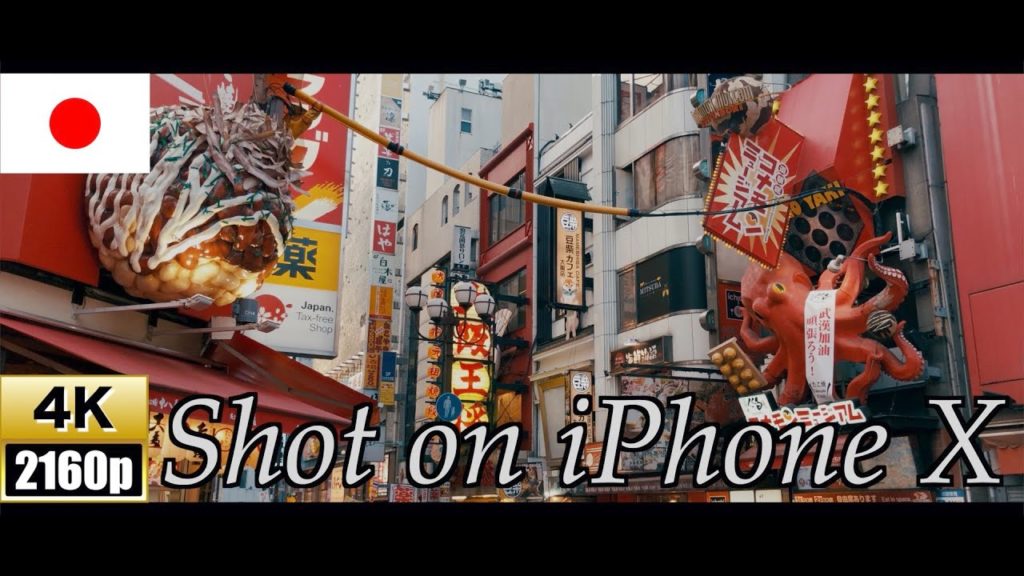【4K】Shot on iPhone X【FiLMiC Pro】【OSAKA】【NAMBA】【UMEDA】