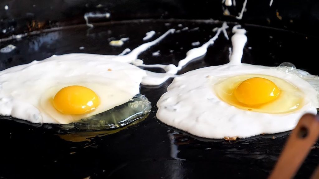 Omelette Cheese Pancakes - Taiwan Street Food