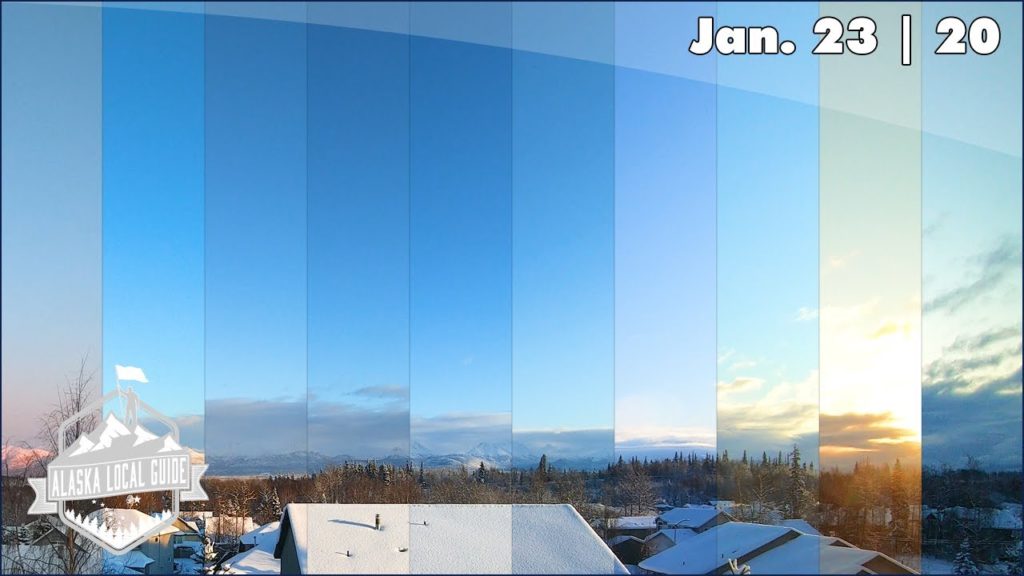 Time Lapse | Chugach Mountains | Anchorage Alaska