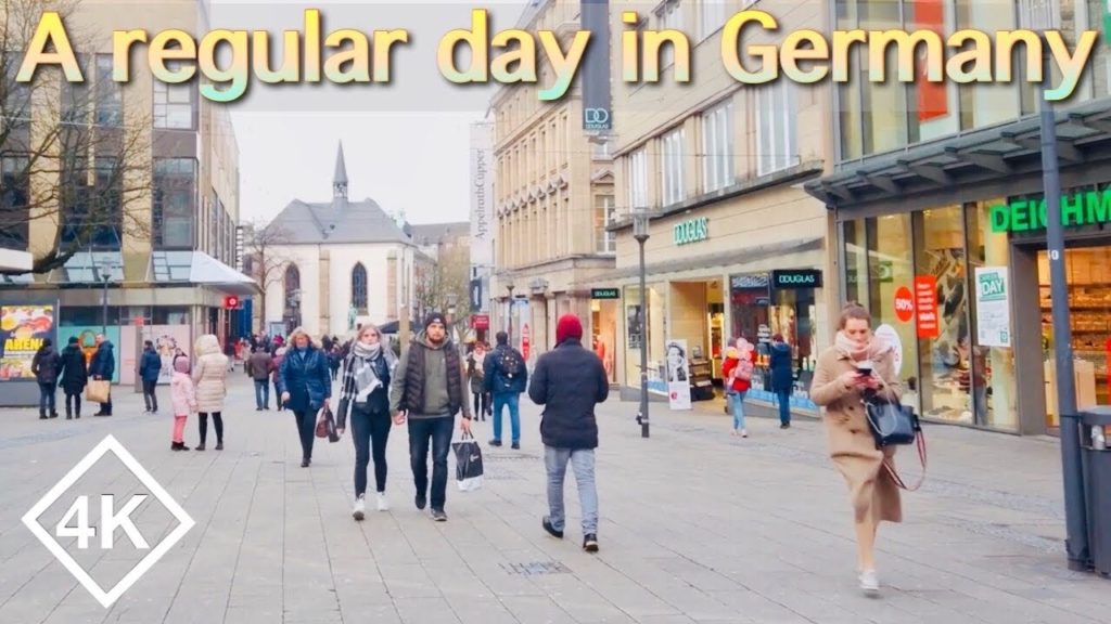 Essen City Walking Tour – Cloudy Day City Walk in Winter Essen City Walking Tour - Cloudy Day City Walk in Winter