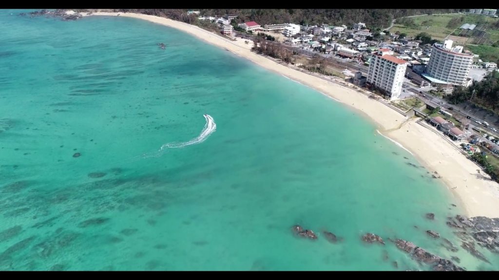 [4Ｋ]　幸喜ビーチ   沖縄 ドローン空撮　 動画　素材　観光