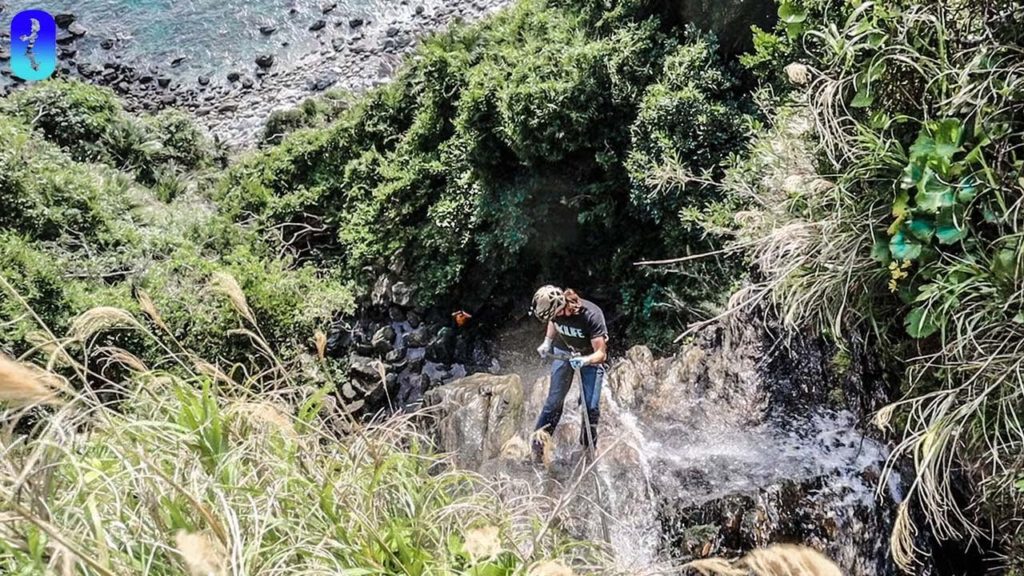 Epic Waterfall Rappelling on Okinawa, Japan!!!
